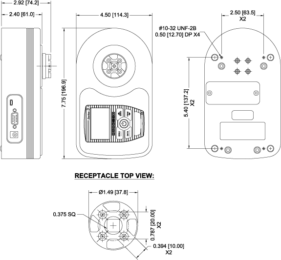 扭矩工具测试仪规格尺寸图